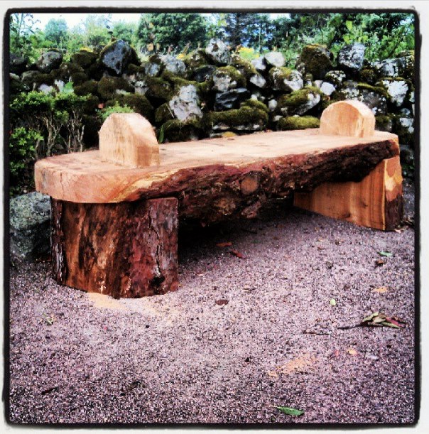 Rustic benches - Speyside Sculptor : Stuart Murdoch